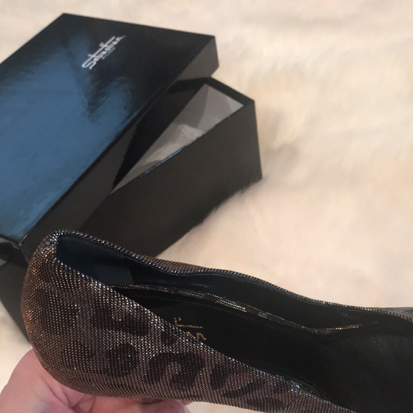 SOLD!! Sebastian Milano 5” stilettos heels leopard print 9.5 MSRP $545 new with… - Picture 11 of 17